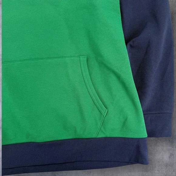 Polo Ralph Lauren Men's‎ Hoodie Colorblock Pullover Double Knit Polo Size 3 XLT - Picture 5 of 14